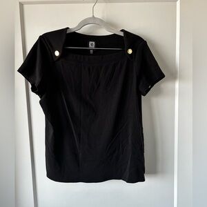 Anne Klein Sport 100%cotton black size L